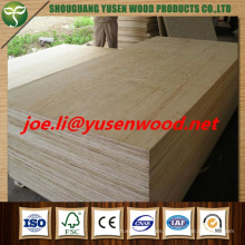 12mm 18mm Underfloor Use madera contrachapada de pino con pegamento impermeable